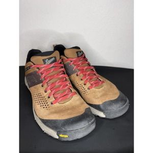DANNER TRAIL 2650 Brown/Red Mens Size 10.5 Vibram 460 Hiking Shoes